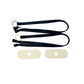 ChuBuddy Chewy Holder 4 Pack: Two Black Clip-On Tether Bracelets & Two Black Neck Lanyards for Autism, ADHD, Oral Sensory Needs, Special Needs, or