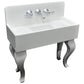 The Queen's Treasures 18 Inch Doll Furniture, Farmhouse Sink for Doll Kitchens Featuring Moving Knobs, Compatible with American Girl Kitchen Furniture