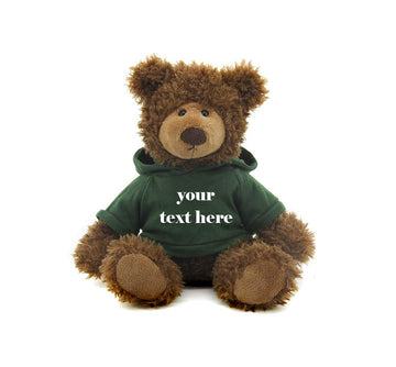 Plushland Brown Frankie Bear 12 Inches, Stuffed Animal Personalized Gift - Great Present for Mothers Day Valentine Day Graduation Day Birthday