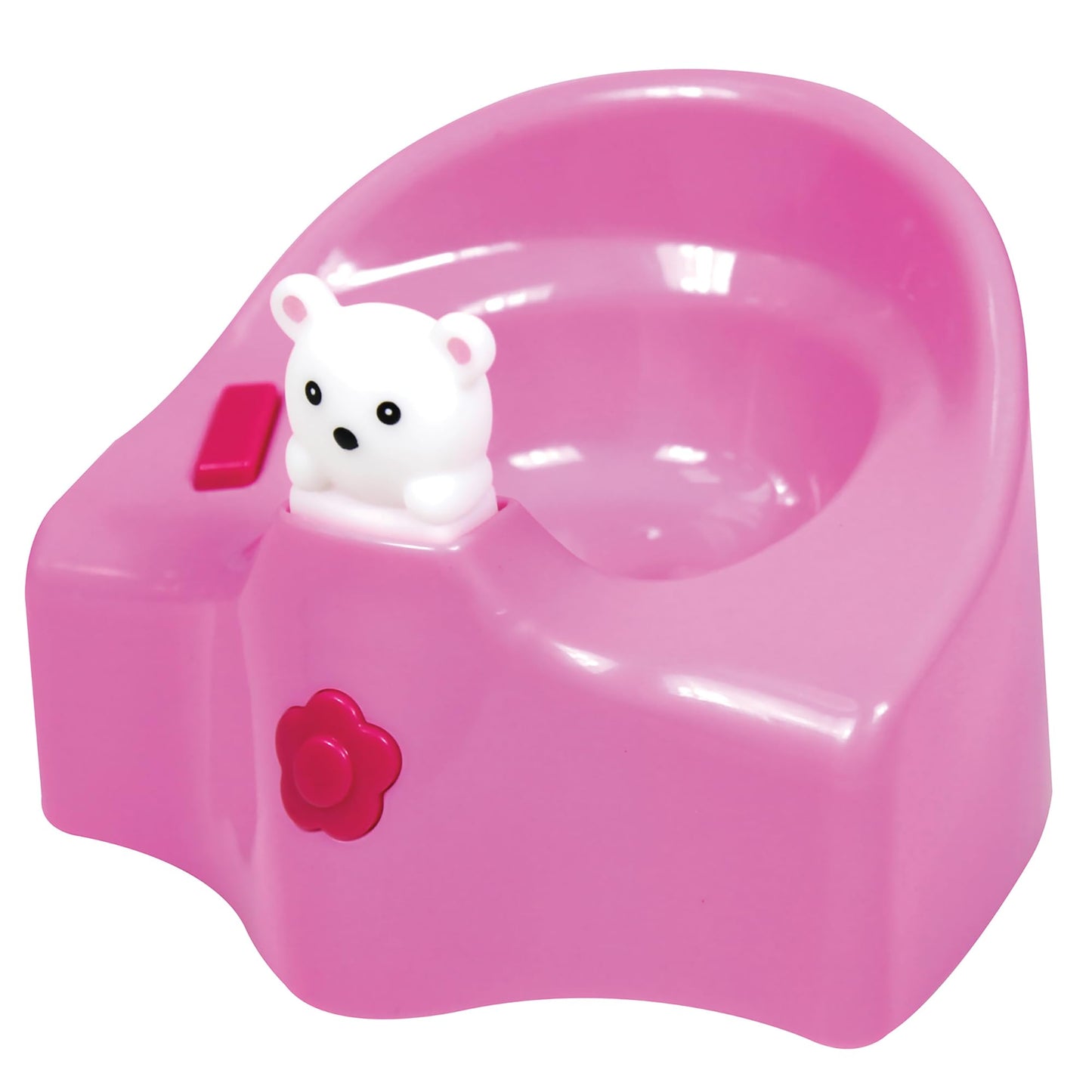 Lissi: 8" Baby Doll: Bath Tub, Potty & Animal Playset - Pink & White - Bath Time & Nurturing Playset, Carrier, 6pc Animal Toys, Kids & Toddlers Age 2+