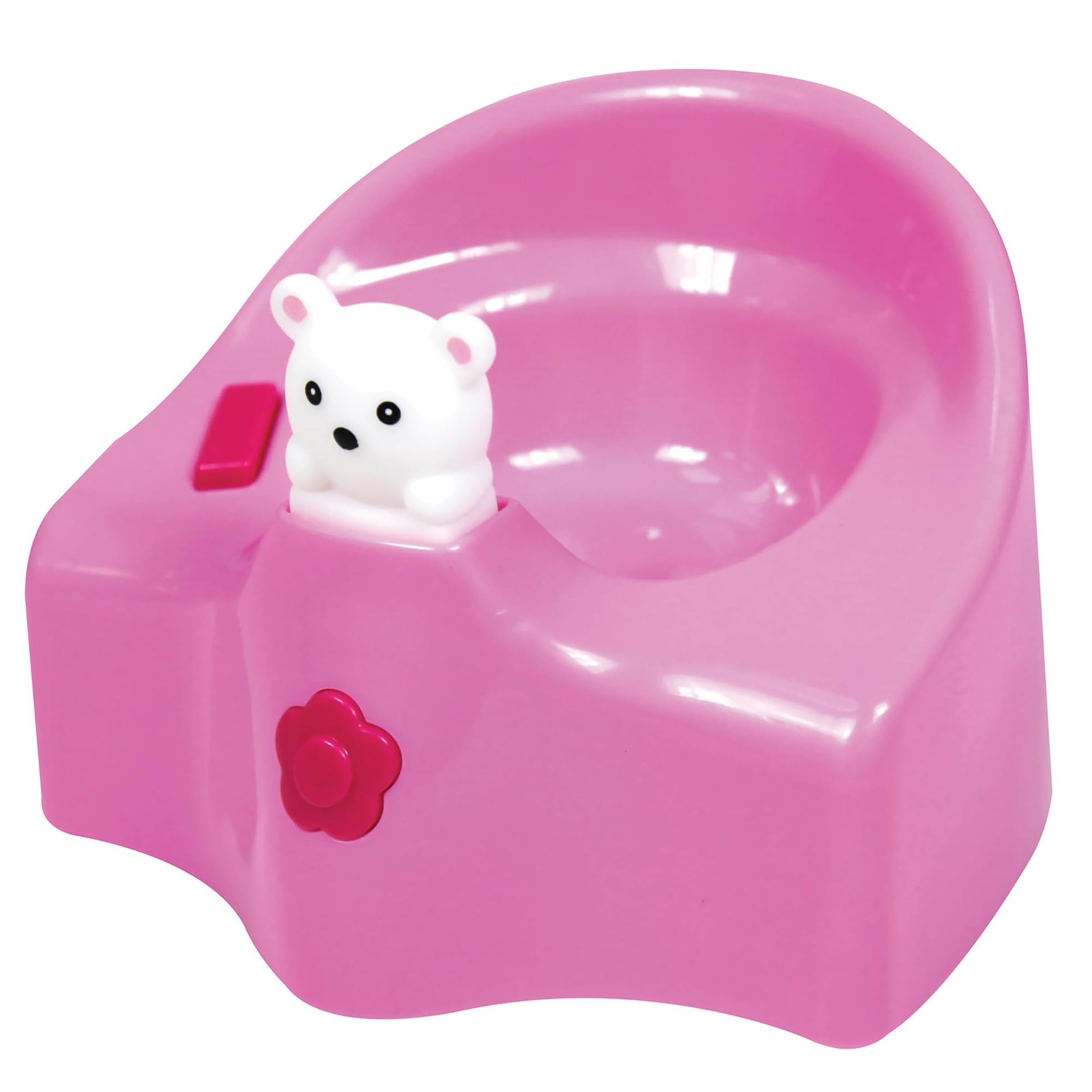 Lissi: 8" Baby Doll: Bath Tub, Potty & Animal Playset - Pink & White - Bath Time & Nurturing Playset, Carrier, 6pc Animal Toys, Kids & Toddlers Age 2+