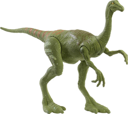 Mattel Jurassic World Camp Cretaceous Fierce Force Dinosaur Action Figure, Gallimimus Dino Toy with Movable Joints, Realistic Sculpting &