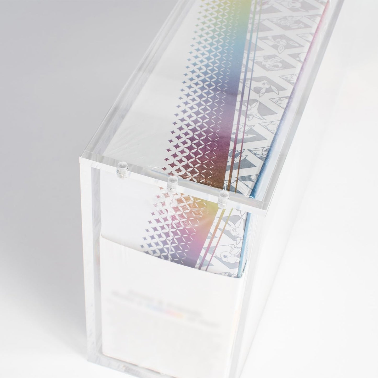 Prismatic Evolutions SPC Premium Magnetic Acrylic Display Case | 8mm + 5mm Acrylic - Compatible with Super Premium Collection