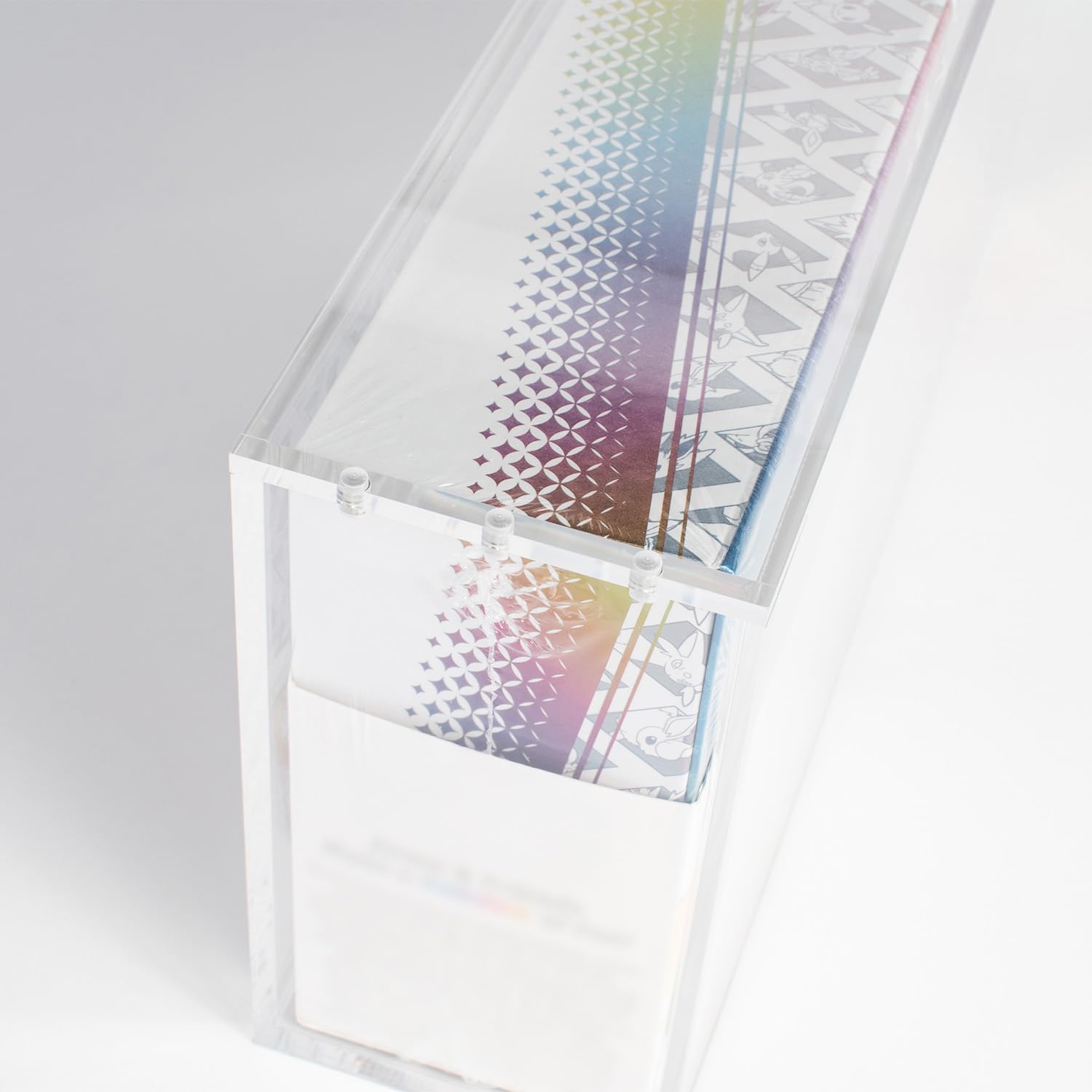 Prismatic Evolutions SPC Premium Magnetic Acrylic Display Case | 8mm + 5mm Acrylic - Compatible with Super Premium Collection