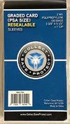 CSP - PSA Sized Graded Card Sleeves Resealable Bag - 2 Mil - 100 Bags PSA Slab / Ultra Pro One Touch Magnetic Holder