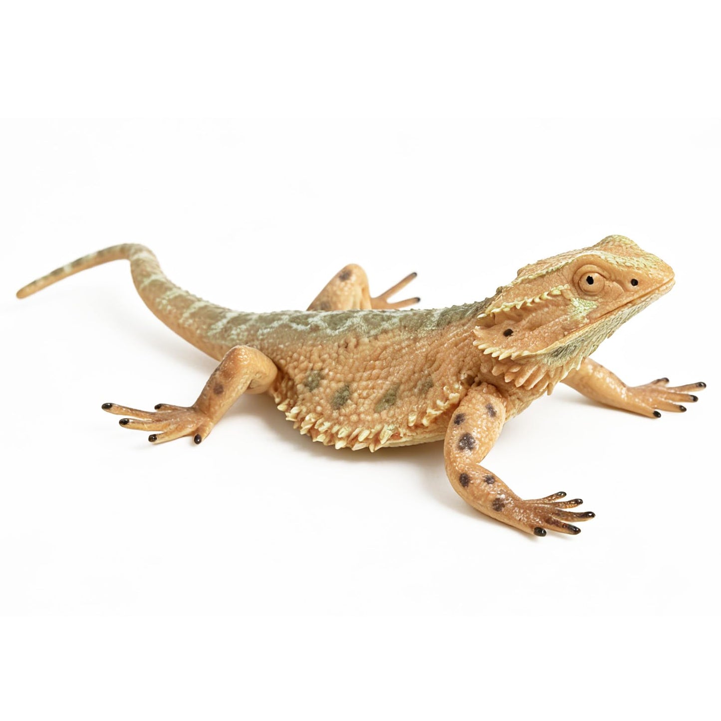 Rich Boxer 5'' Lizard Figurine Bearded Dragon Animal Figurine Plastic Lizard Reptile Model for Home Garden Decoration