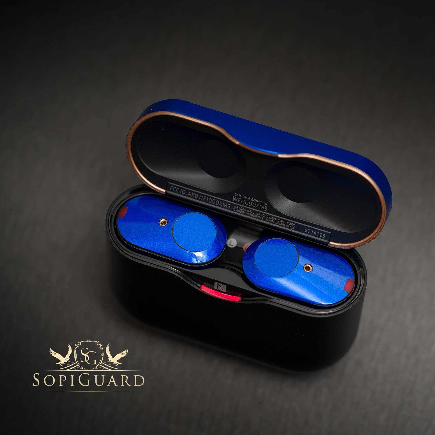 SopiGuard 3M Gloss Fire Blue Vinyl Sticker Skin for DJI Mavic 2 Pro/Zoom