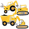Big Dot of Happiness Dig It - Construction Party Zone - Dump Truck Bulldozer Backhoe Excavator Decorations DIY Baby Shower or Birthday Party