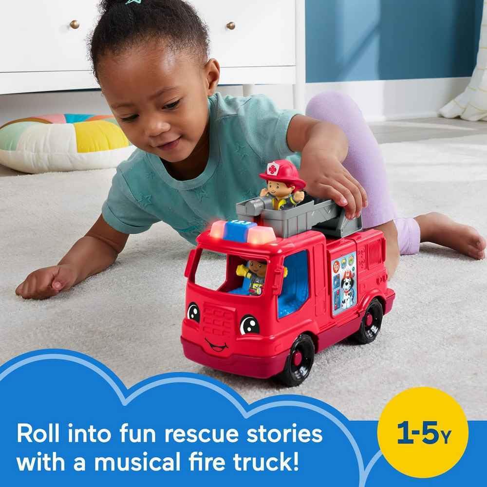 Fisher-Price Little People Fire Truck Toddler Toy