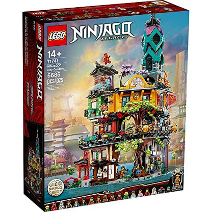 LEGO NINJAGO NINJAGO City Gardens 71741 Building Kit; Ninja House Playset Featuring 19 Minifigures, New 2021 (5,685 Pieces), Multicolor