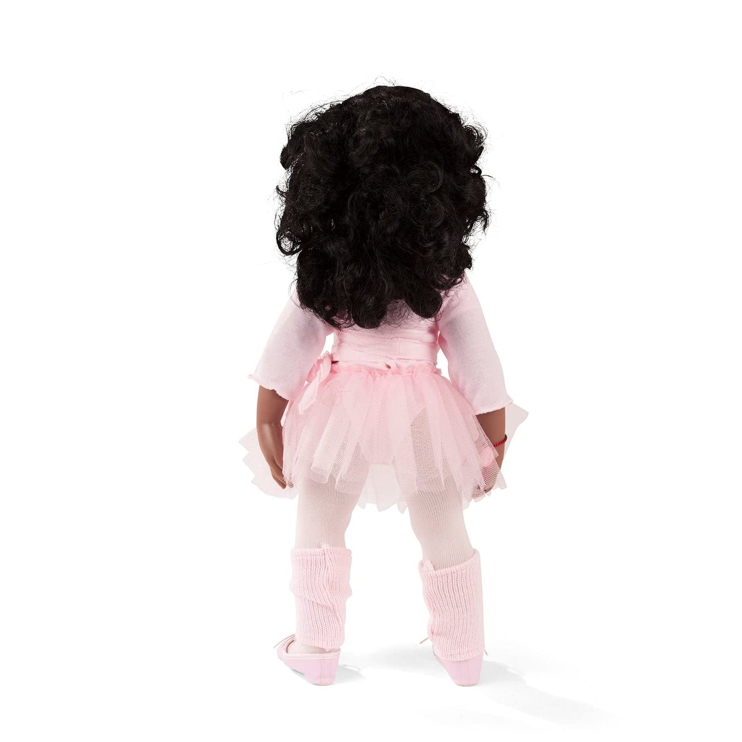 Gotz Hannah at The Ballet - 19.5" African American Poseable Doll with Extra Outfit (Denim Overalls, Shirt & Sandals) and Long Black Hair to Wash &