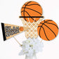 Big Dot of Happiness Nothin' but Net - Basketball - Baby Shower or Birthday Party Centerpiece Sticks - Table Toppers - Set of 15