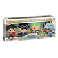 Funko Pop! Animation: One Piece - Monkey D. Luffy - 4 Pack - Glow in The Dark - Collectable Vinyl Figure - Gift Idea - Official Merchandise - Toys for