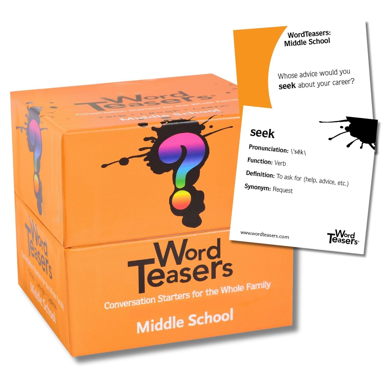 ? WORD TEASERS Middle School - Vocabulary Game for Kids 10-13 - Fun Family Conversation Starters - Reading Games for Middle School - 150 Vocabulary