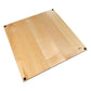 Zelus Borderless Tournament Chess Board with Inlaid Mahogany Wood, Large 18 x 18 Inch, Board Only