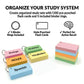 Blank Flash Cards with Rings & Box 1100 5 Colors 2x3.5 USA Made