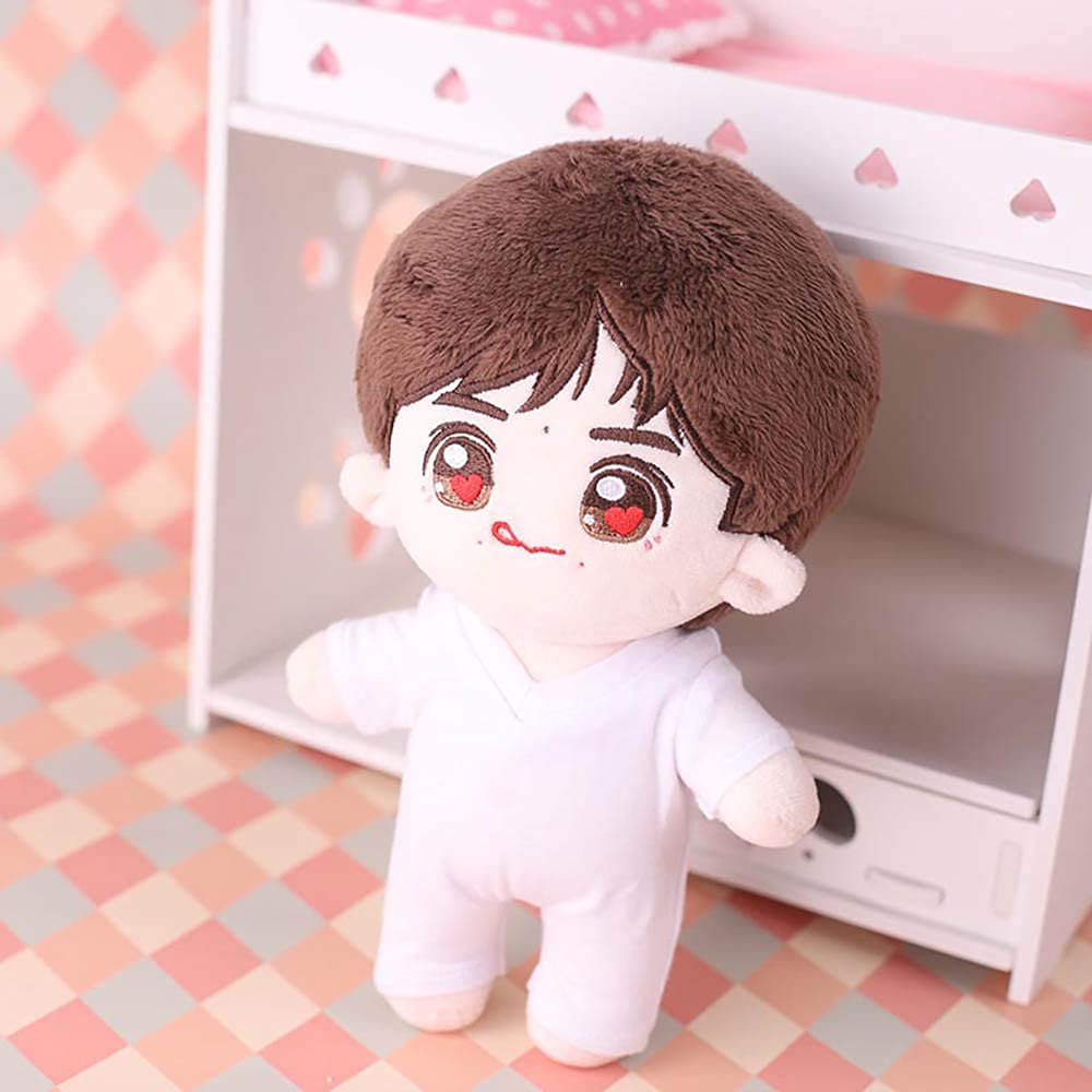 niannyyhouse 20cm Plush Doll Clothes V-Neck Anti-Stain Underwear Doll Dress up (20CM-V-Neck)