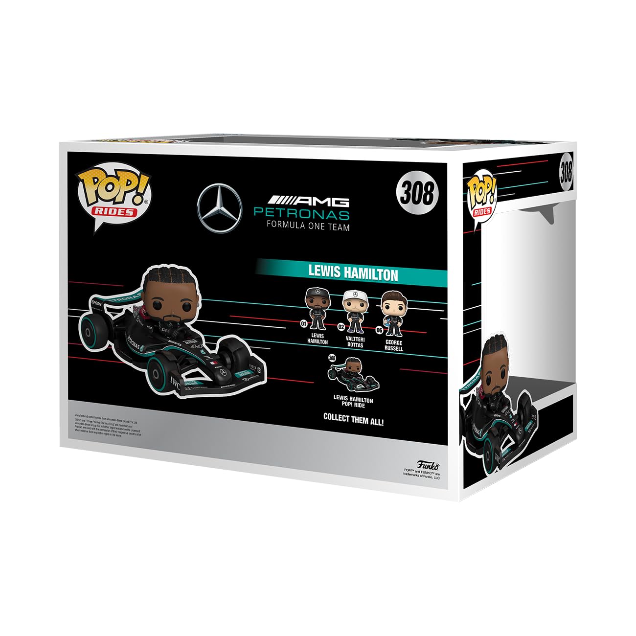 Funko POP! Ride Super Deluxe: F1 Mercedes Lewis Hamilton - Mercedes-Benz - Collectable Vinyl Figure - Gift Idea - Official Merchandise - for Kids &