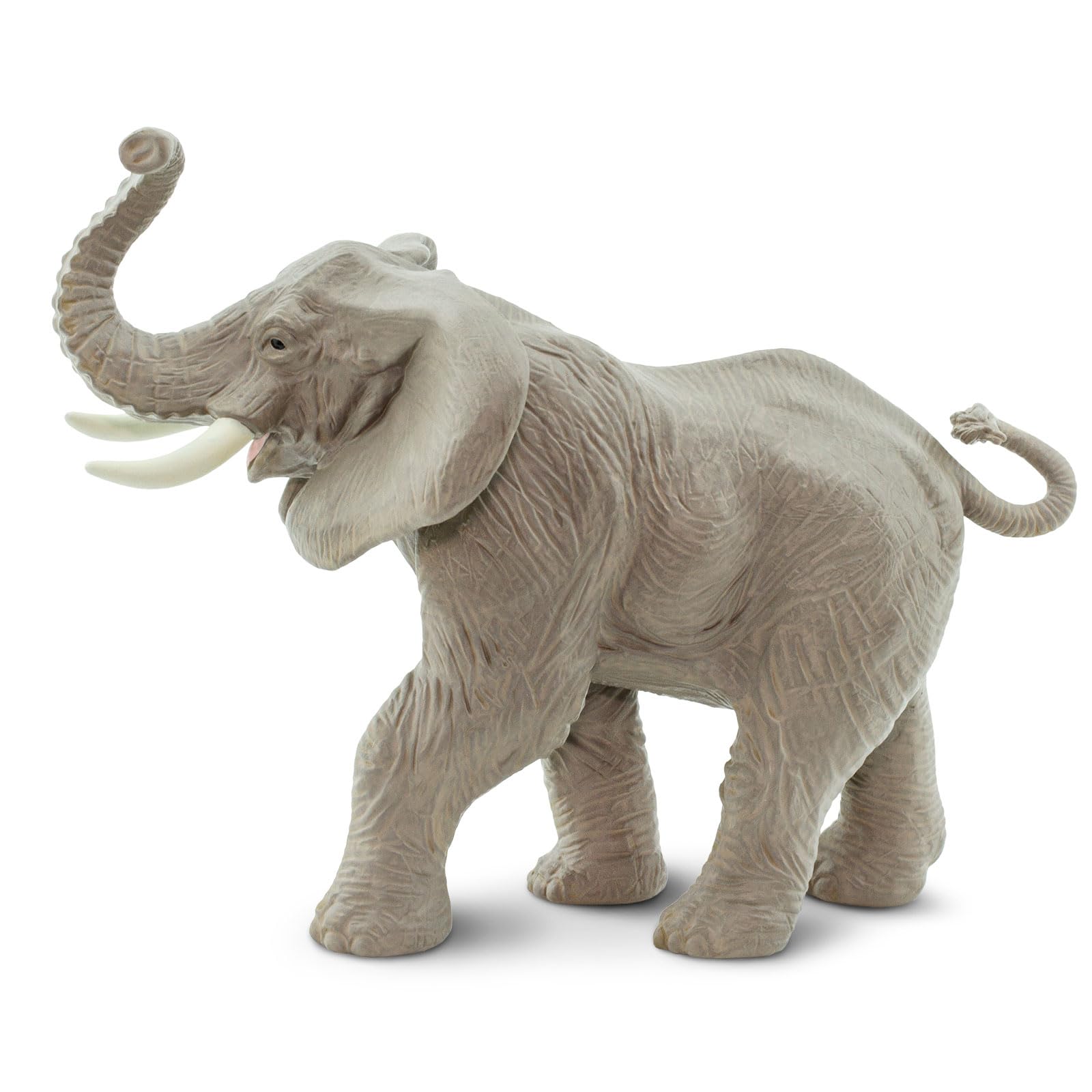 Safari Ltd. African Elephant Figurine - Detailed 6.25" Plastic Model Figure - Educational Toy for Boys, Girls & Kids Ages 3+