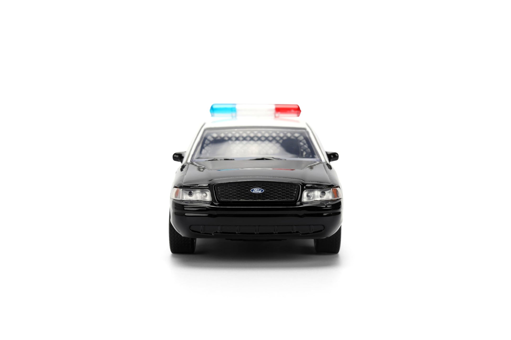 Jada Fast & Furious Ford Crown Victoria Diecast Car Toys - 1:32 Scale Police Vehicle with Opening Doors - Movie Replica for Fans and Collectors