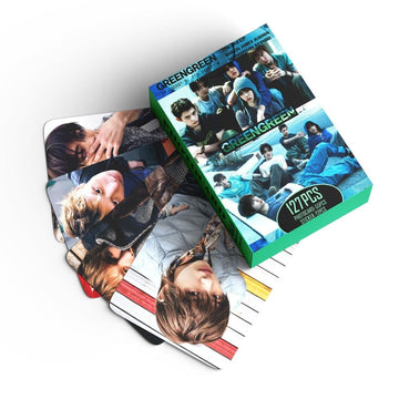 sunlelekz Cortis GREENGREEN Photocard & Sticker Set - 127PCS (55PCS Lomo Cards + 72PCS Stickers) Kpop Collectible Merchandise