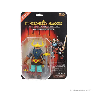 WizKids Dungeons & Dragons 7” Scale Action Figure - Limited 50th Anniversary Edition Elkhorn Figure