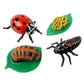 Insect Lore Ladybug Life Cycle - 4 PC Insect Figure Shows Life Of Lady Bug