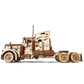 UGEARS Models 3-D Wooden Puzzle - Mechanical Heavy Boy Truck VM-03 Wooden Model Kit for Adults and Teens