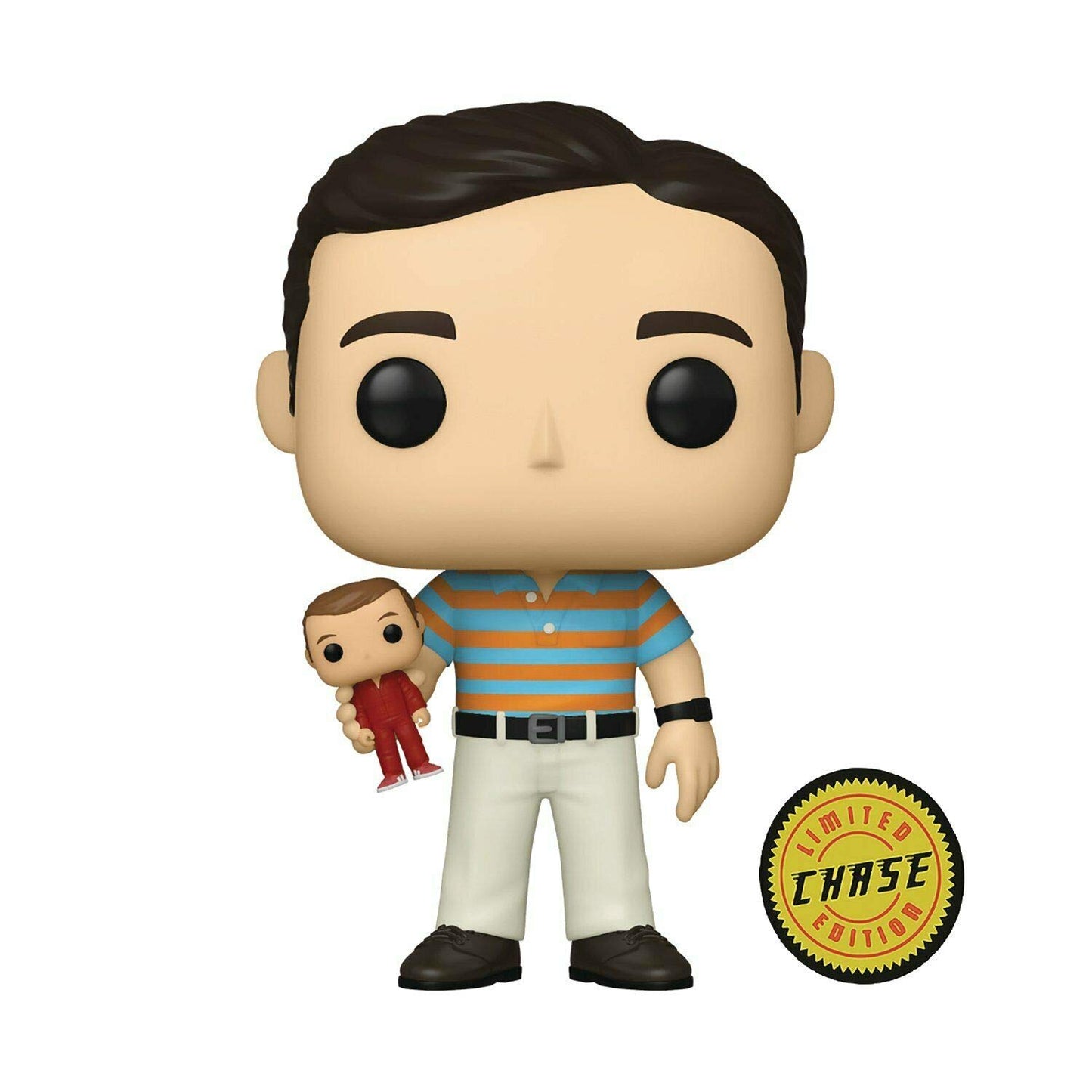 Andy Stitzer Holding Steve Austin Chase Edition Pop #1064 Pop Movies 40 Year Old Virgin Vinyl Figure (Bundled with EcoTek Protector to Protect Display