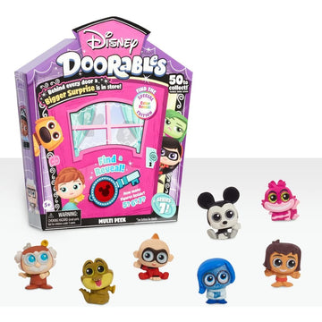 Disney Doorables Multi Peek Series 7, Collectible Blind Bag Inspired Mini Figures, Kids Toys for Ages 5 Up by Just Play