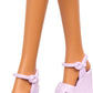 Barbie Fashionistas Doll #228, Blind Barbie Doll Wearing Pink Top and Ruffled Skirt with Cane and Sunglasses in Partnership with the American