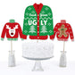 Big Dot of Happiness Ugly Sweater - Holiday and Christmas Party Centerpiece Sticks - Table Toppers - Set of 15