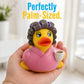 DUCKY CITY 3 Inch Coffee Lover Rubber Duck [Sealed, Floats Upright] | Jeep Ducks for Ducking, Birthday Gift, Funny Desk Decor | Baby Safe Lead-Free
