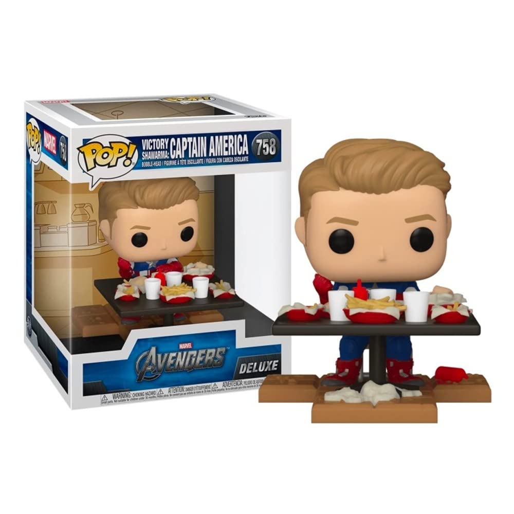 Funko POP! Deluxe Marvel: Avengers Shawarma Series - Captain America 4/6