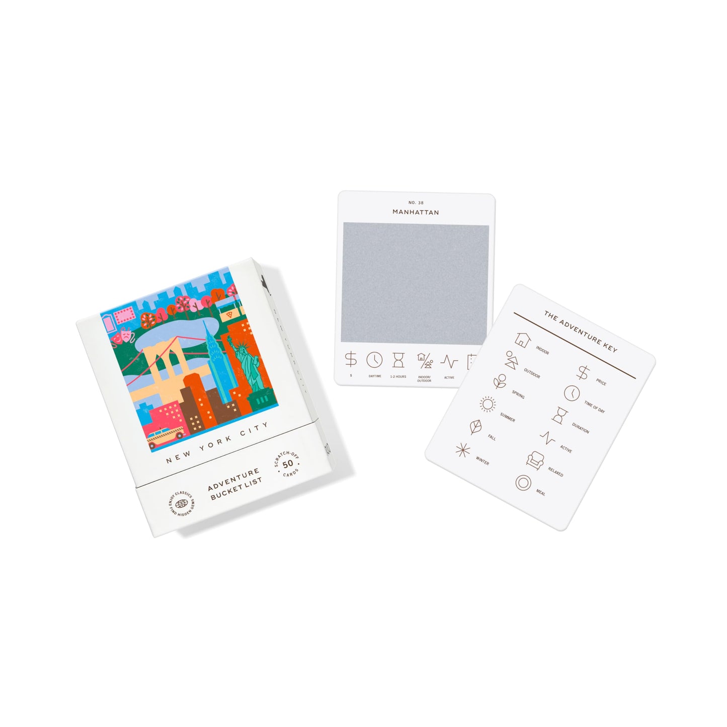 New York City Adventure Bucket List: 50 Scratch-Off Cards for Outdoor Activities, Tourist Attractions, and Road Trips - Perfect Travel Gift and Guide