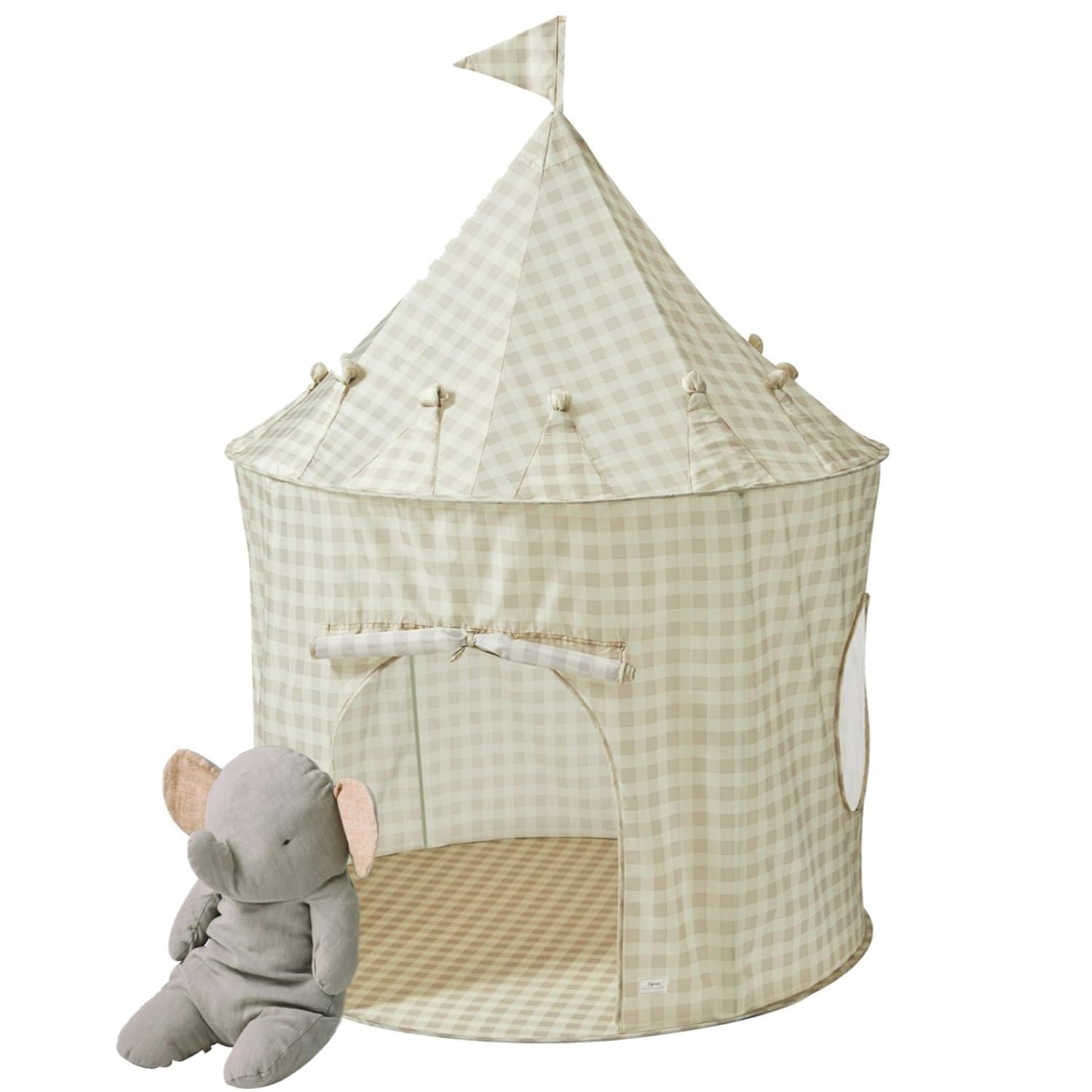 3 Sprouts Kids Play Tent for Ages 3 to 10 - Spacious Indoor Toddler Tent with Recycled Eco-Friendly Fabric - Modern Playhouse Design that Complements