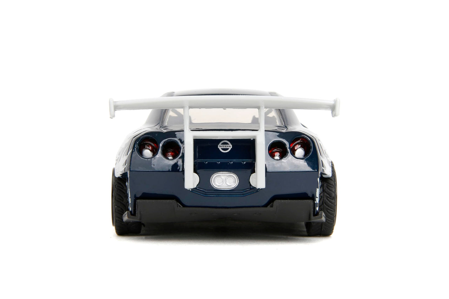 Jada Hollywood Rides 1:32 Scale Die-Cast 2009 Nissan GT-R (R35) Ben Sopra Godzilla - Opening Doors, Rubber Tires - Collectible for Adults - Toho