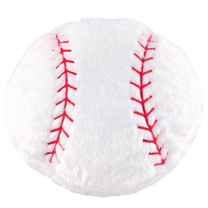 CHORONMO Baseball Plush Pillow - Soft Stuffed Fluffy Toy, Durable Round Sports Gift for Kids Room Decor