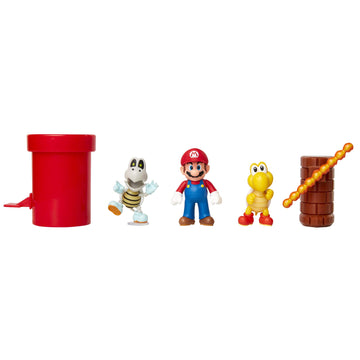 Nintendo Super Mario Dungeon 2.5” Figure Multipack Diorama Set with Accessories