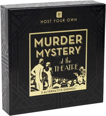 Talking Tables 1 x Reusable Murder Mystery Dinner Party Game Kit 1920s Theatre Themed Host Your Own Murder Mystery for Halloween and Christmas Parties