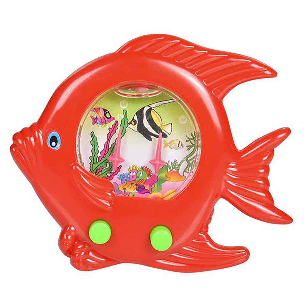 The Dreidel Company Fish Water Toy Game 5" (12-Pack), Handheld Water Games for Kids, Goody Bag Fillers, Birthday Party Favors for Children, Road Trip