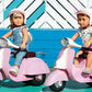 Our Generation - Ride in Style Scooter - Vehicle Playset - Pink & Ivory - 18-Inch Doll Accessories - Pretend Play - Toy for Kids 3 Years +