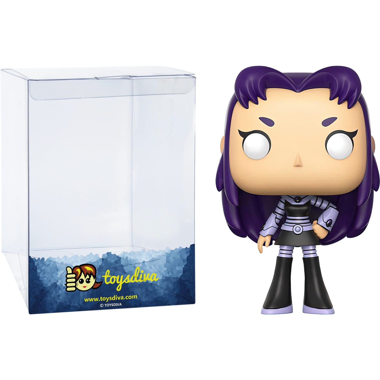 Funko Blackfire (Toys R Us Exc): P o p ! TV Vinyl Figurine Bundle with 1 Compatible 'ToysDiva' Graphic Protector (454-11811 - B)