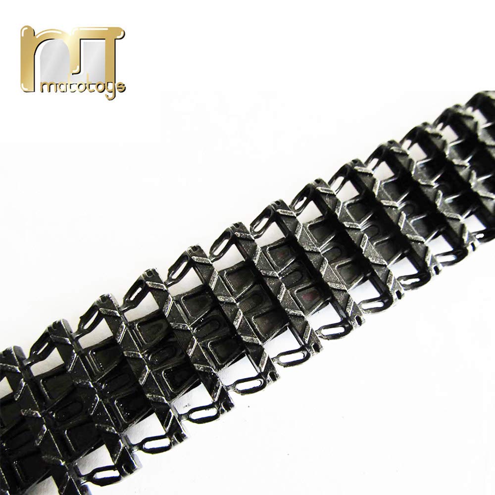 Mato Metal Upgraded Parts Tracks Sprockets Idler Wheels Set for Heng Long 3858-1 1/16 1:16 RC Panzer IV Tank