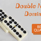 Domino Set for Adults, Double Nine Dominoes Set with Wooden Case for Classical Board Games, for Family and Kids,55 Tiles (2-4 Players)