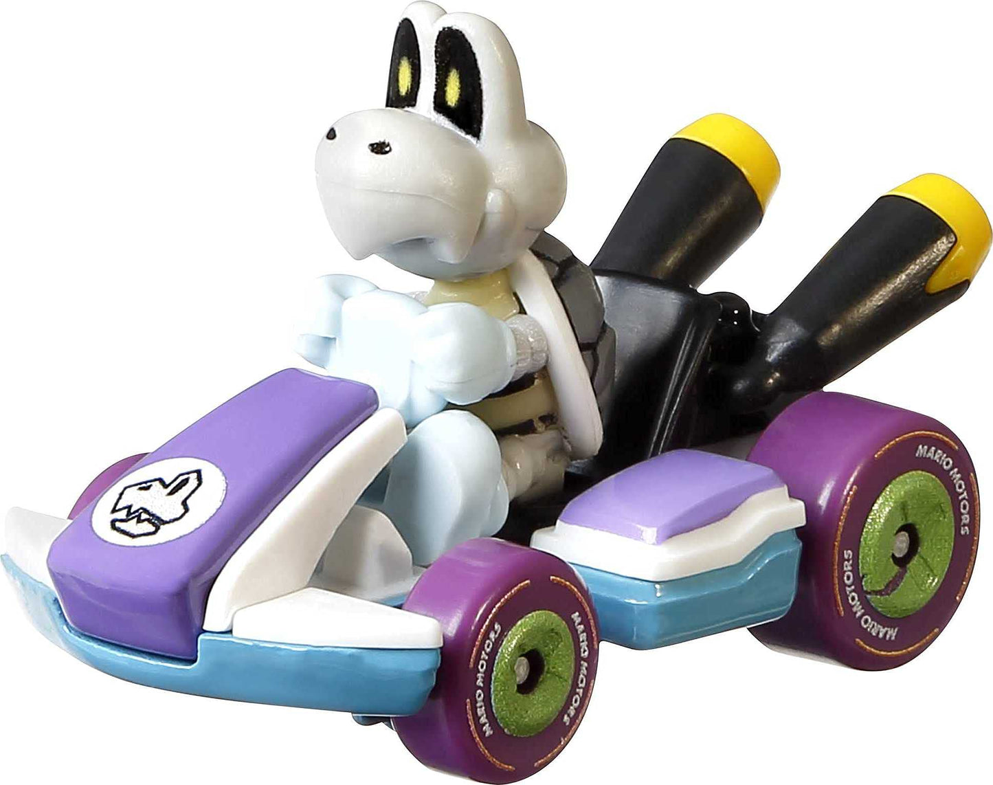 Hot Wheels Mario Kart Vehicle 4-Pack, Set of 4 Fan-Favorite Characters Includes 1 Exclusive Model, Collectible Gift for Kids & Fans Ages 3 Years Old &
