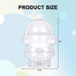 Protective Case Compatible with Skullpanda Doll - Crystal Clear Display Box with 360° View & Pressure-Sensitive Lid for Ultimate Doll Protection