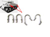 Mato Upper Hull Metal Handrails for 1:16 rc USA Sherman M4A3(75) W Tank 1/16 Spare Tank Parts for Tank