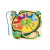 Hape Wooden Magnetic Maze Puzzle Colorblock Sea Turtle| Learning and Development Puzzle with Magnetic Wand for Preschoolers