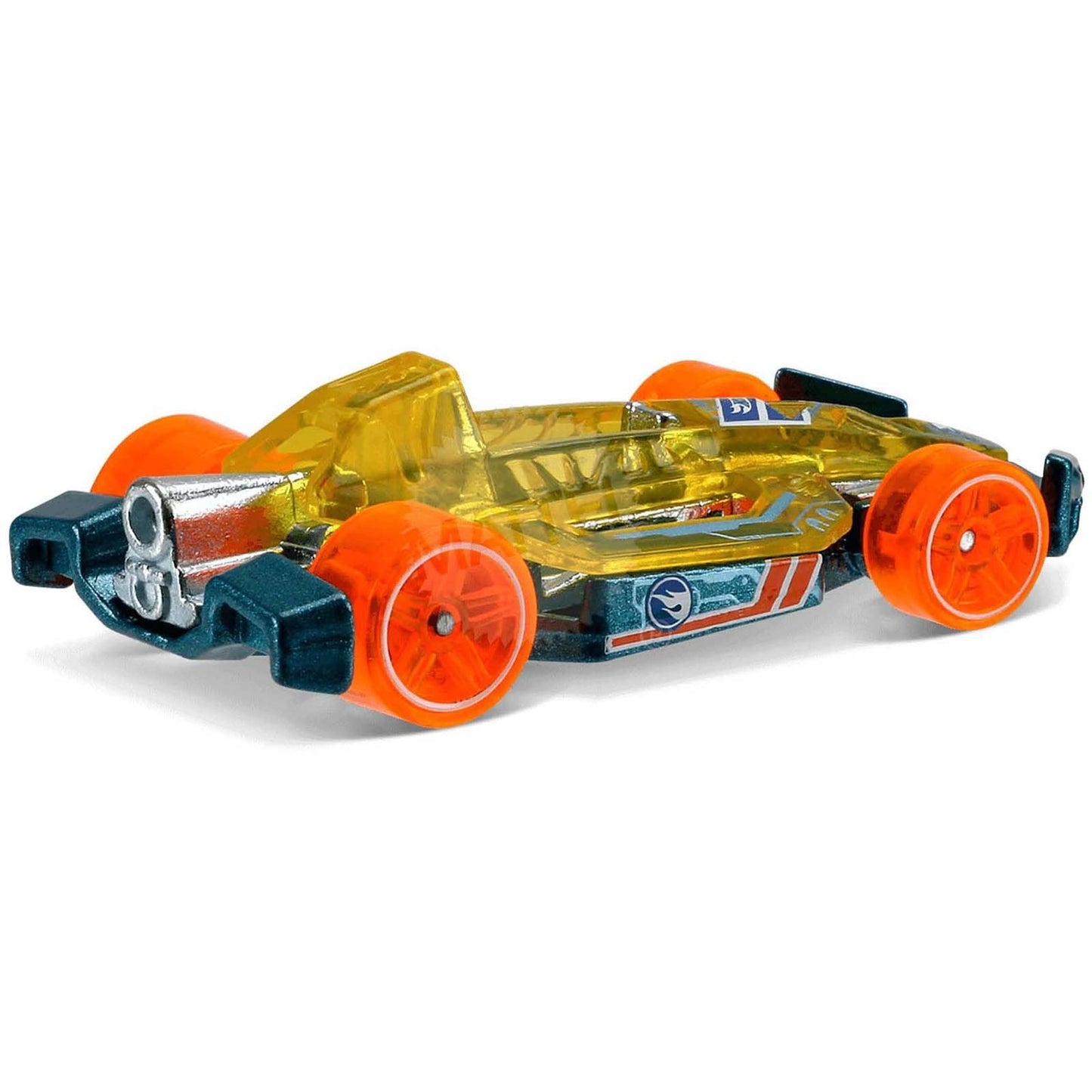 Hot Wheels 2017 X-Raycers Arrow Dynamic Yellow and Turquoise (Treasure Hunt)
